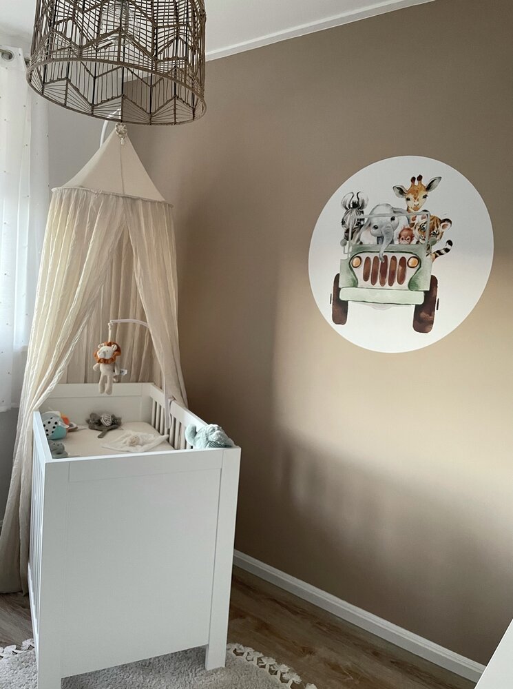 jungle babykamer