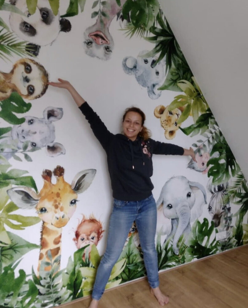 babykamer behang