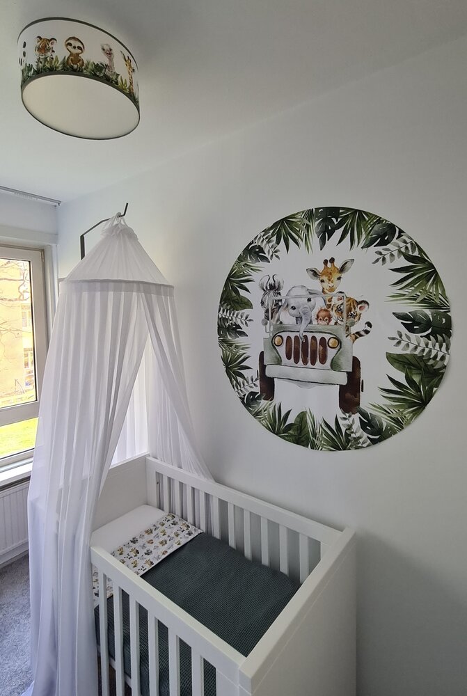 jungle babykamer