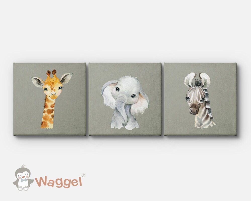 jungle canvas groen