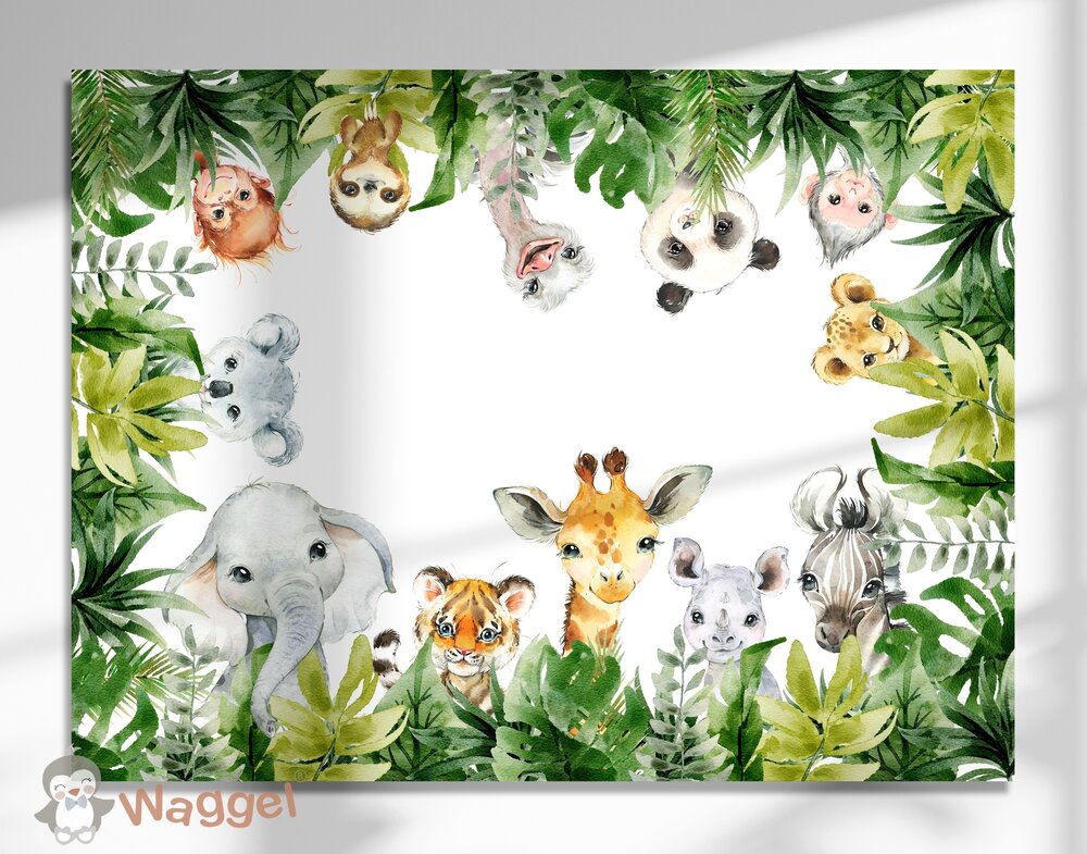 Muurdecoratie jungle 