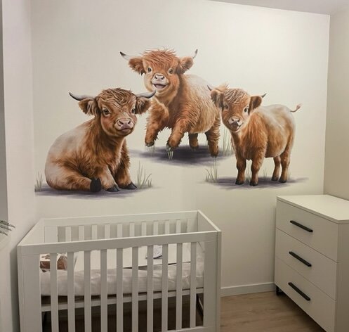 Behang Schotse Hooglanders