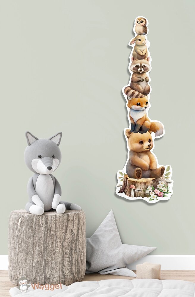 bosdieren muurdecoratie