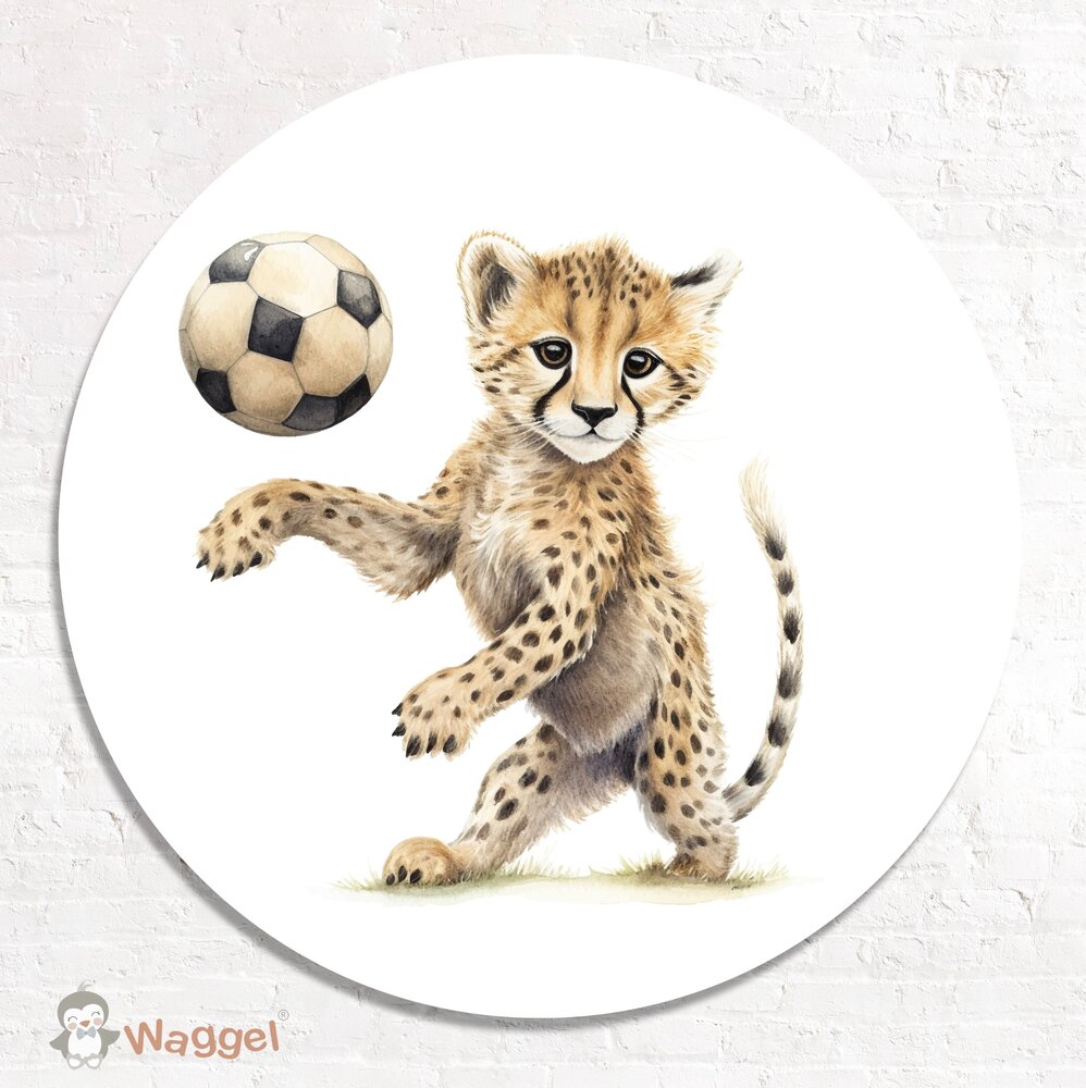 cheetah muurcirkel
