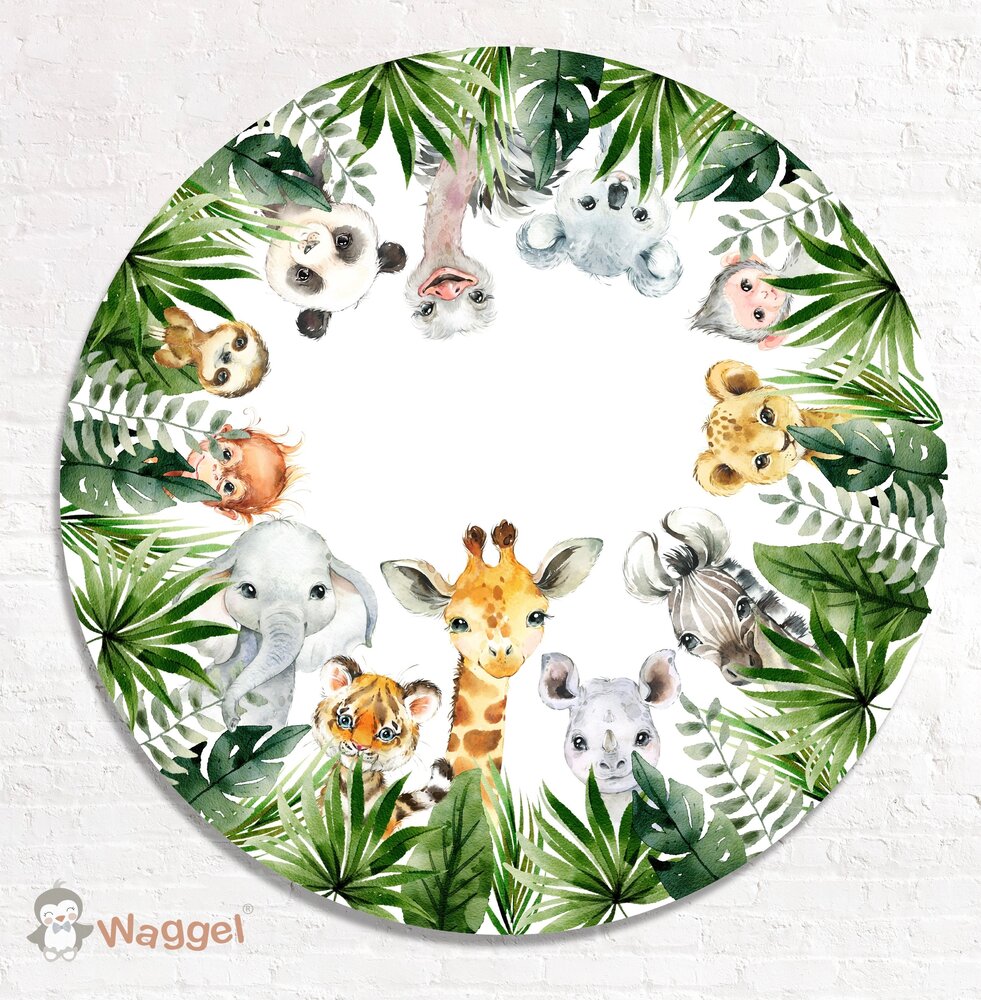jungle muurcirkel