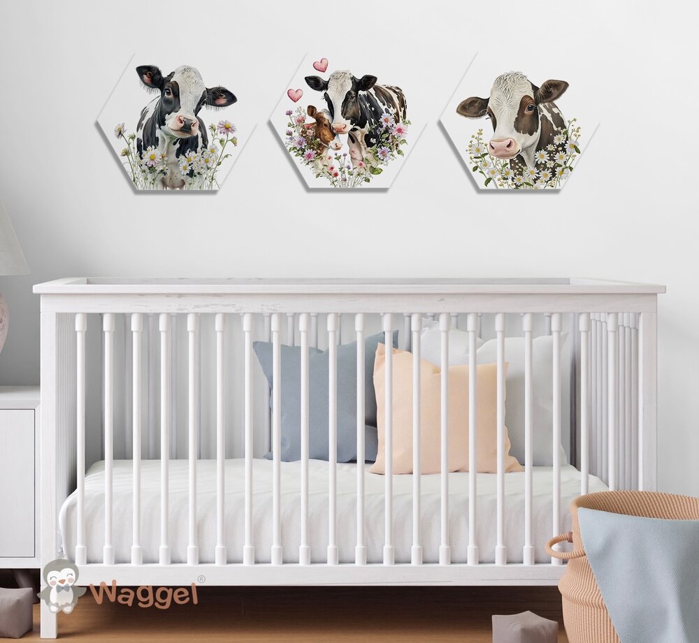 Hexagon set Farmlife koeien