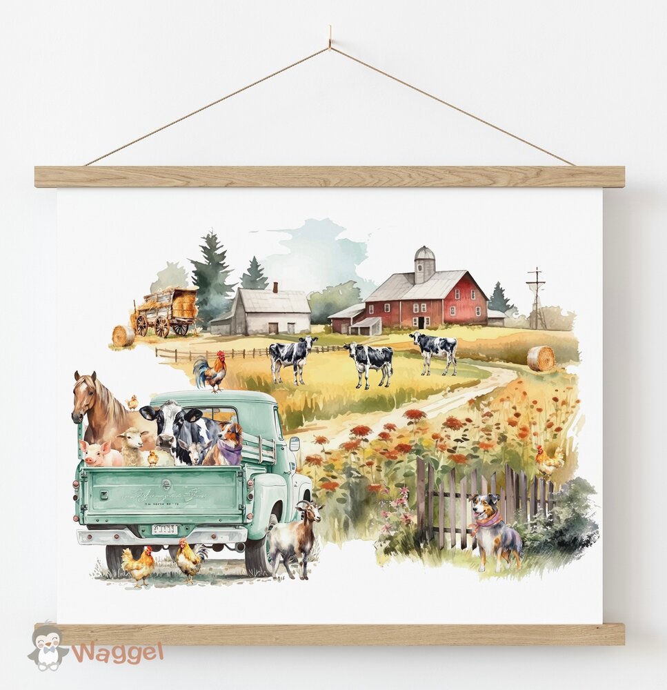 poster boerderijdieren