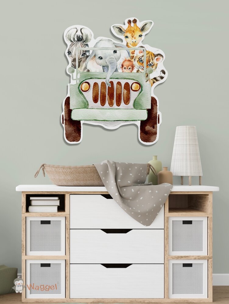 muurdecoratie jungle