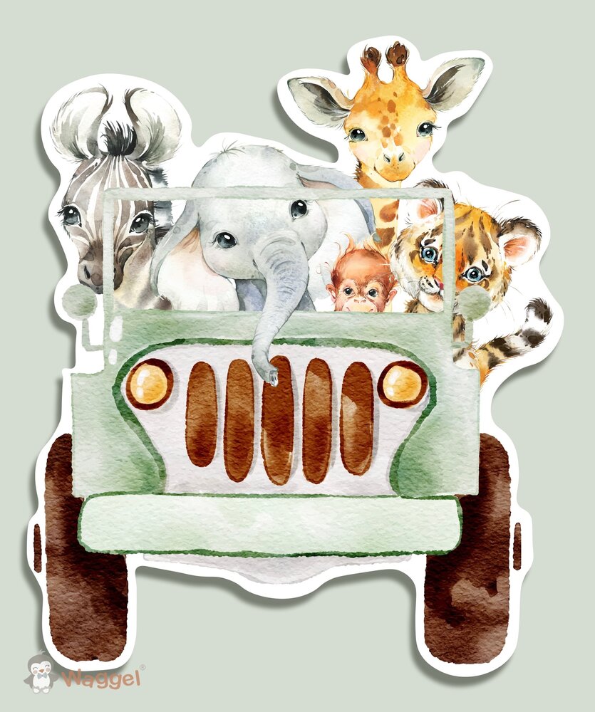 jungle muurdecoratie