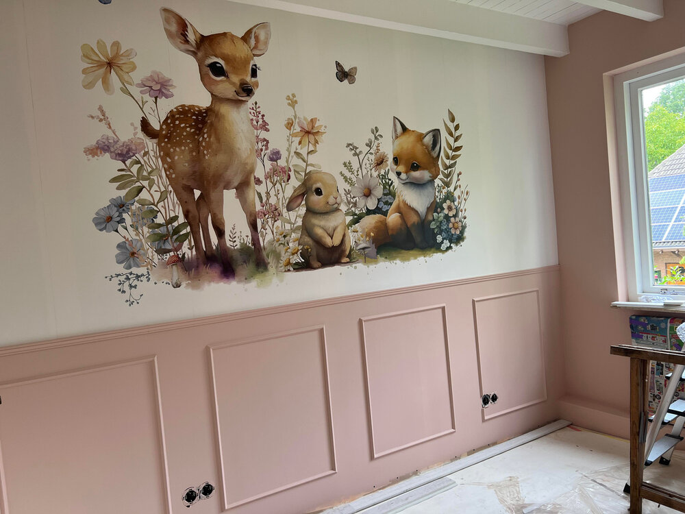 babykamer bosdieren