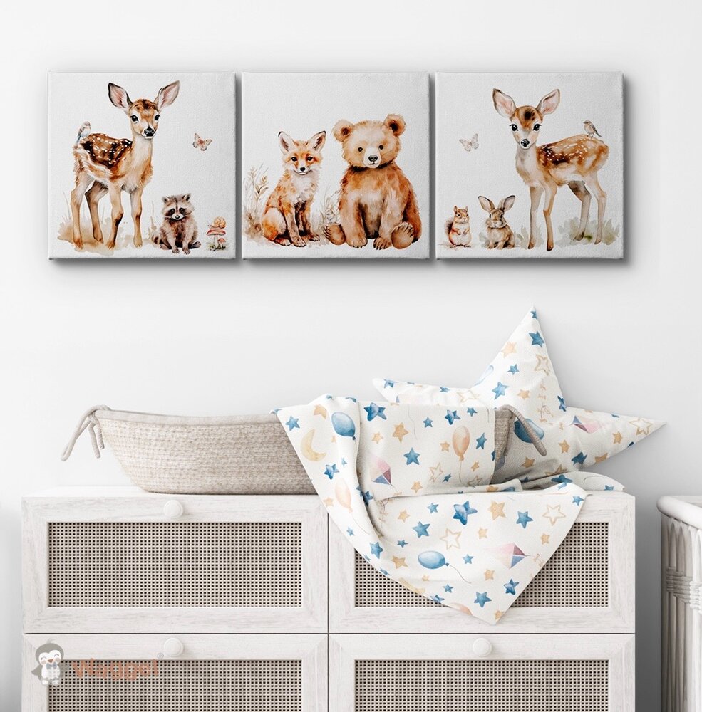 bosdieren canvas