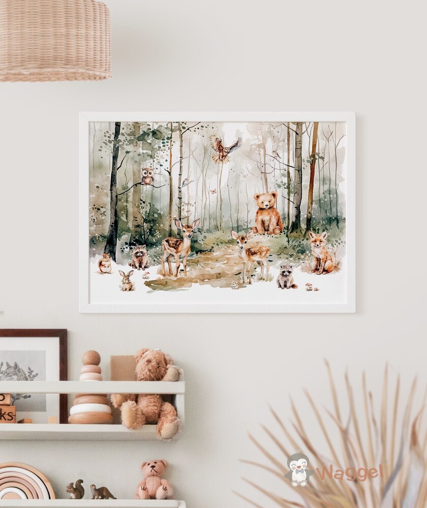 bosdieren poster