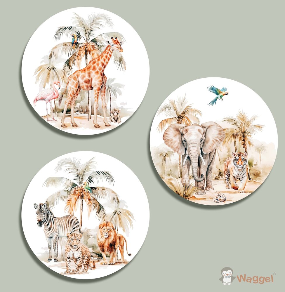 jungle muurcirkels