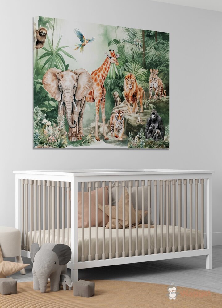 jungle muurdecoratie