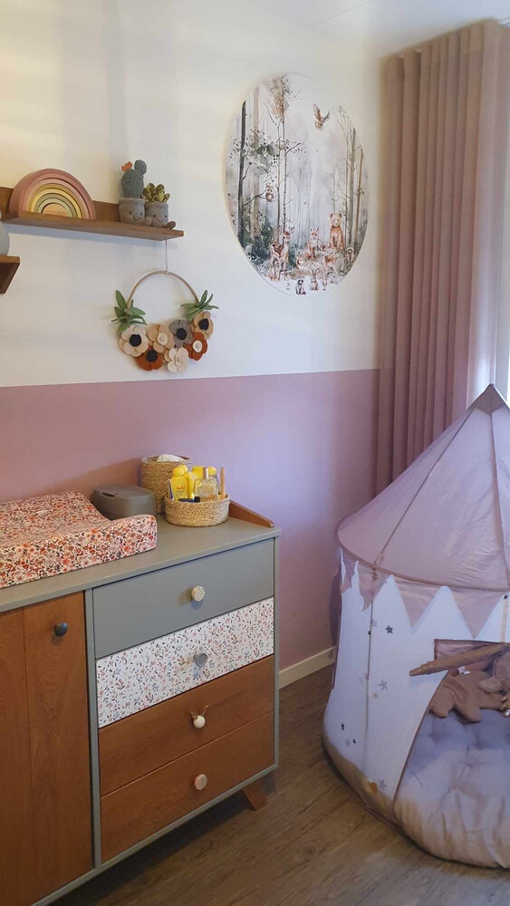 bosdieren babykamer