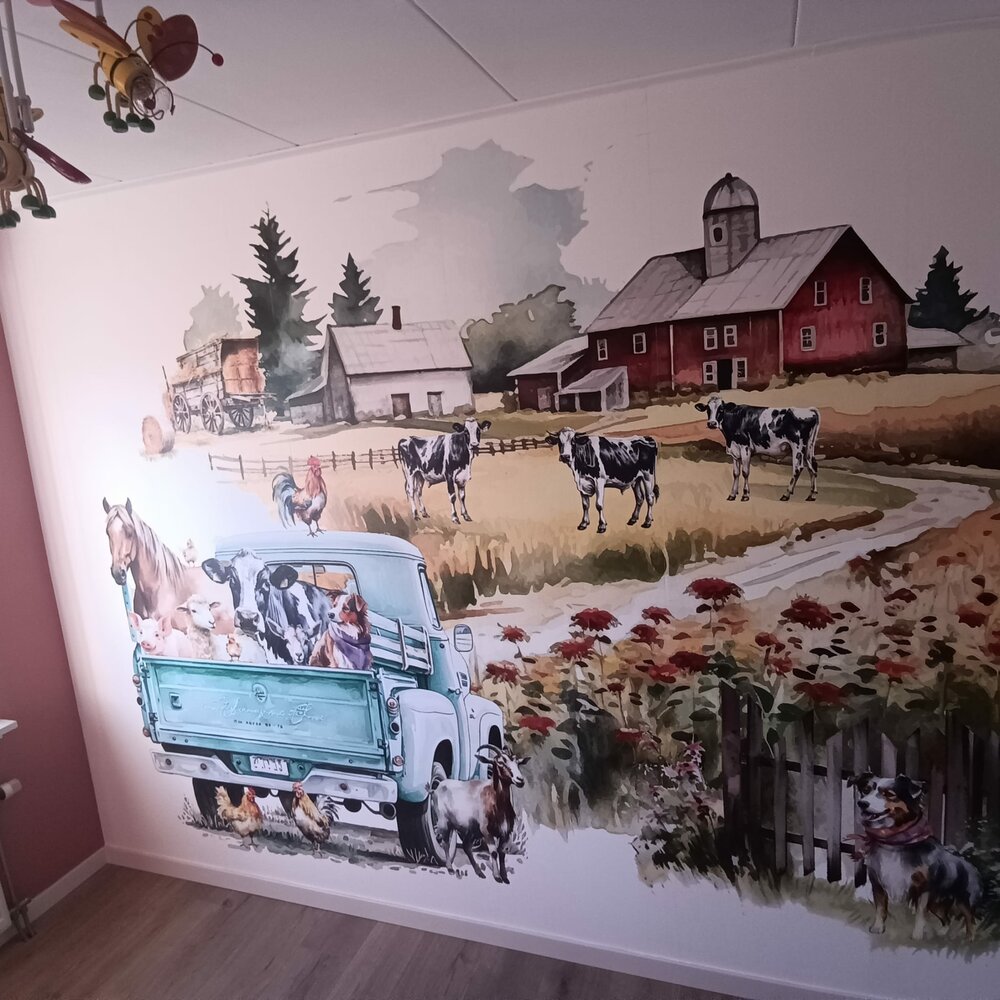 boerderijdieren kinderkamer