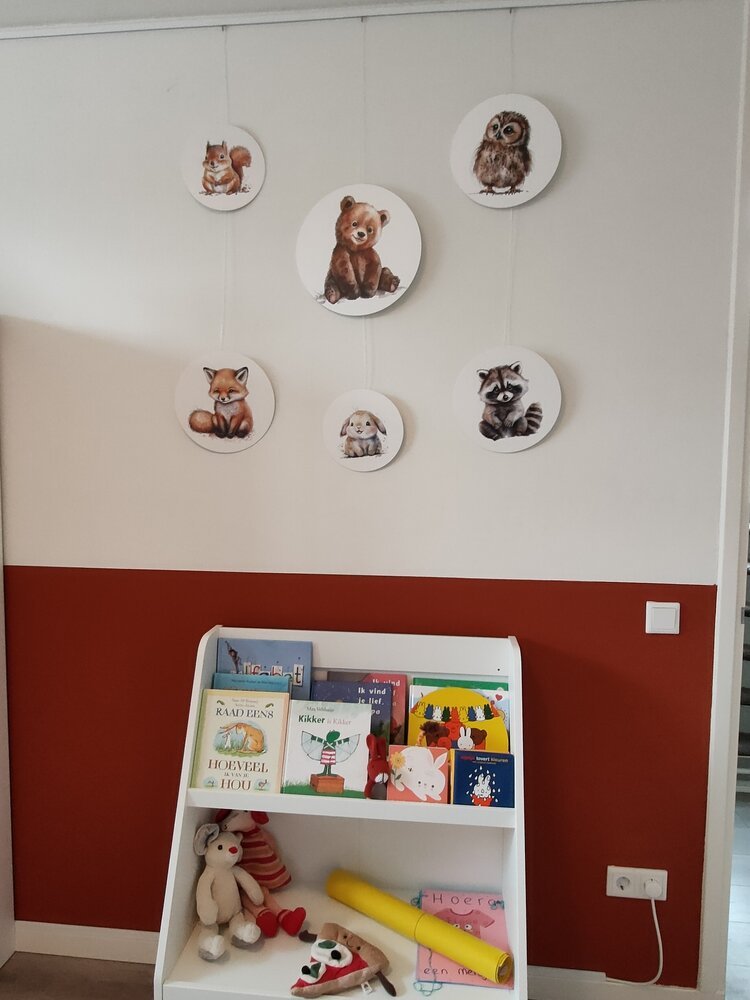 bosdieren kinderkamer