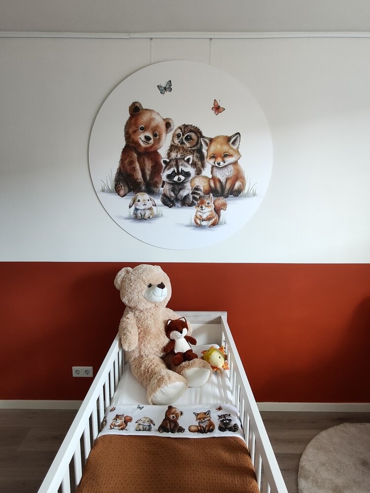 bosdieren kinderkamer