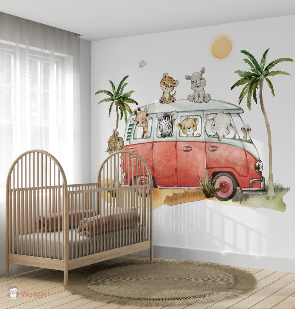 behang met volkswagens