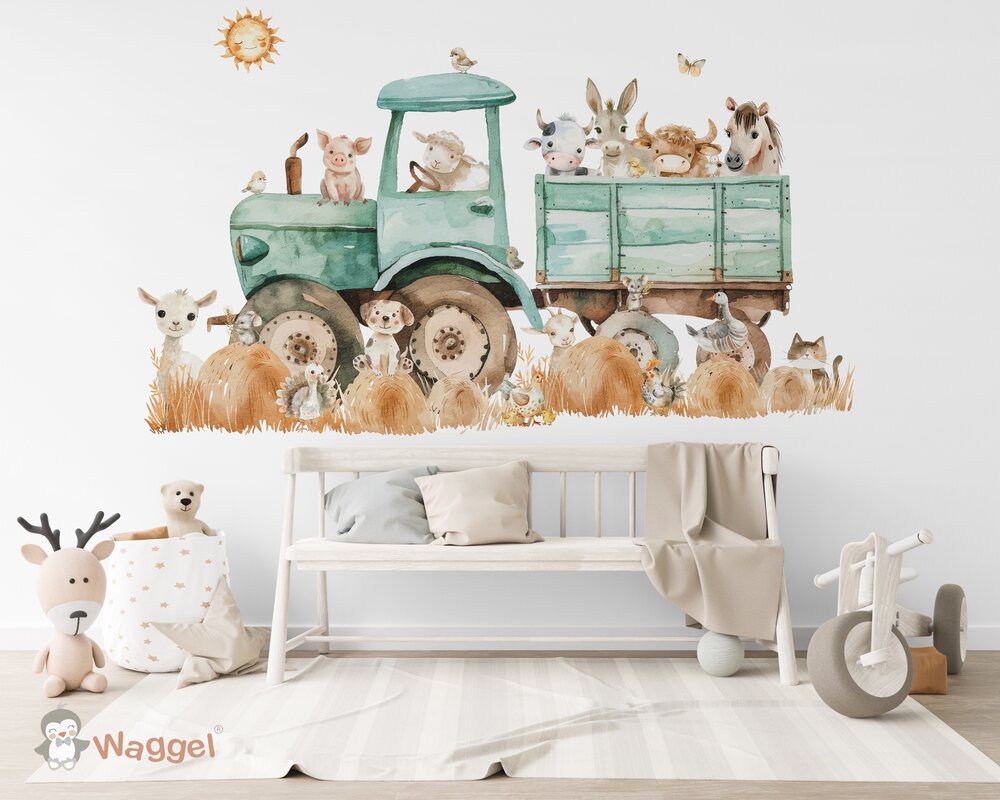 mint tractor behang