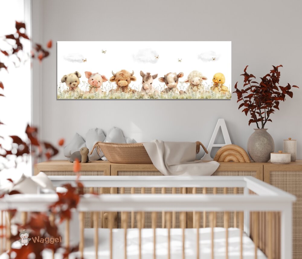boerderijdieren babykamer