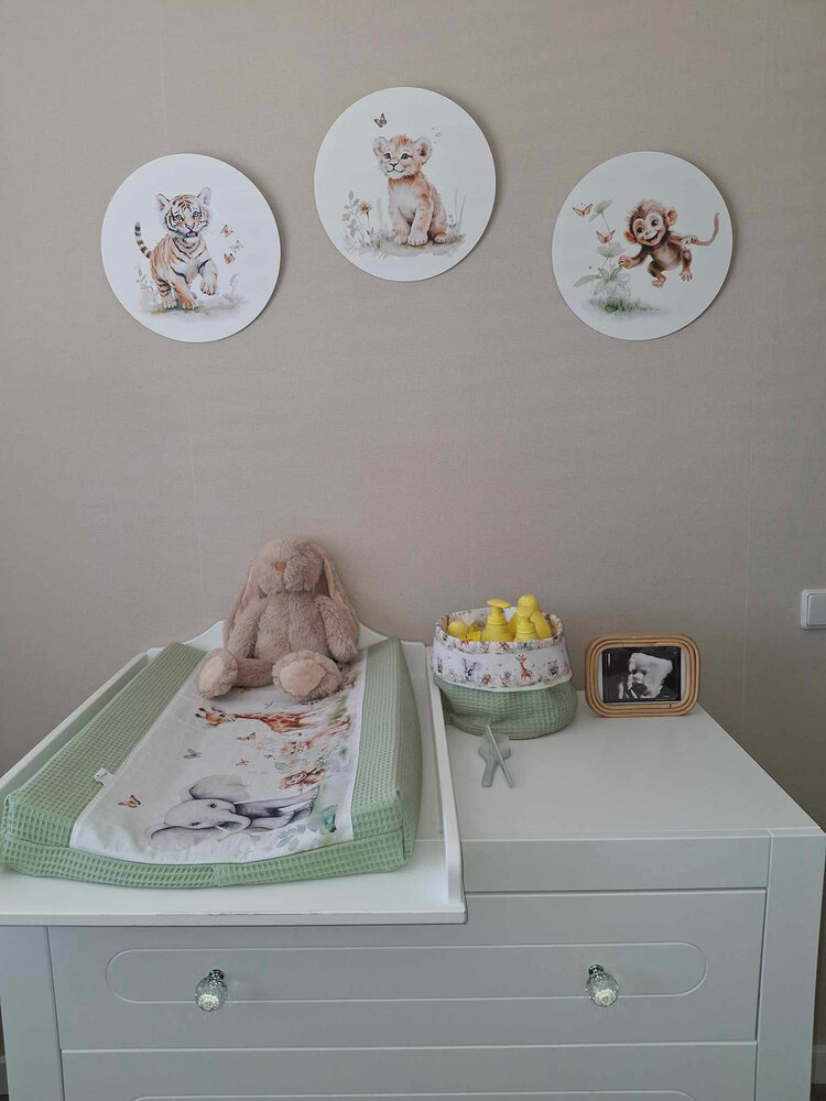 jungle babykamer