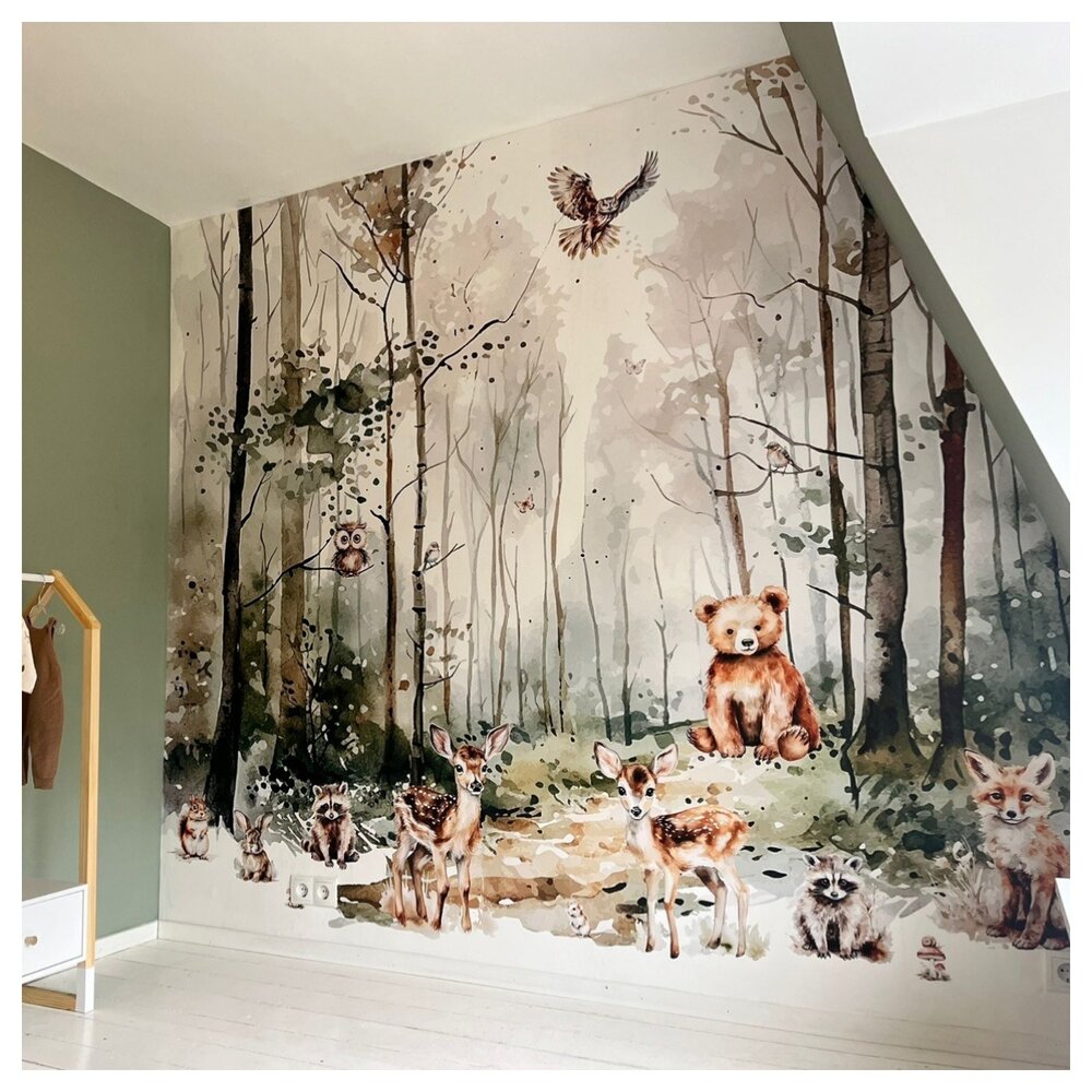 babykamer bosdieren