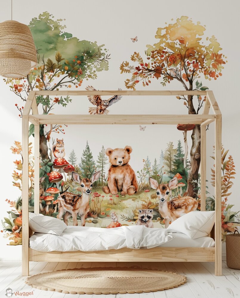 bosdieren behang