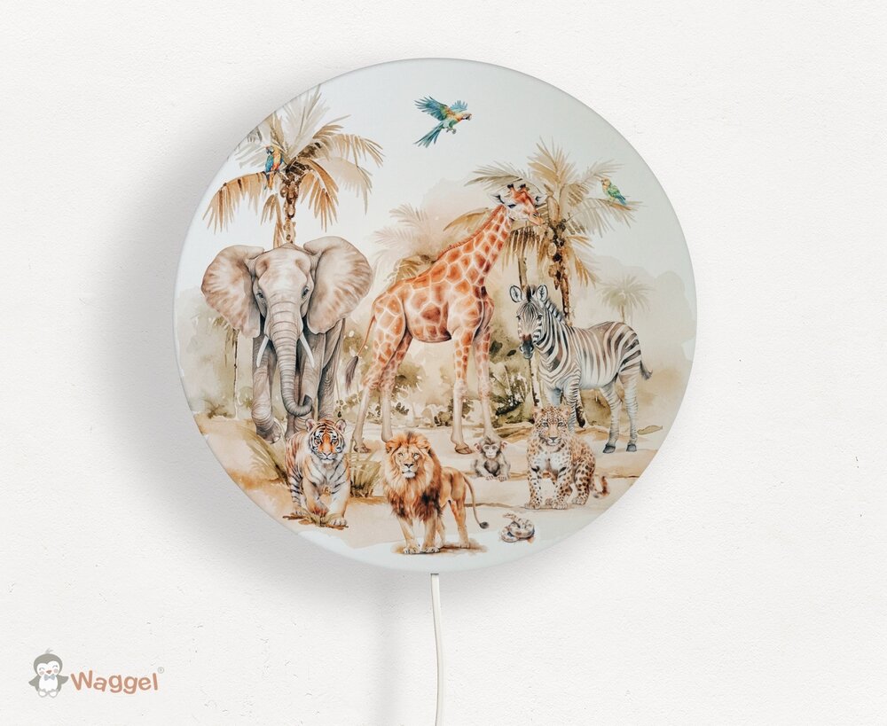 Babykamer jungle 