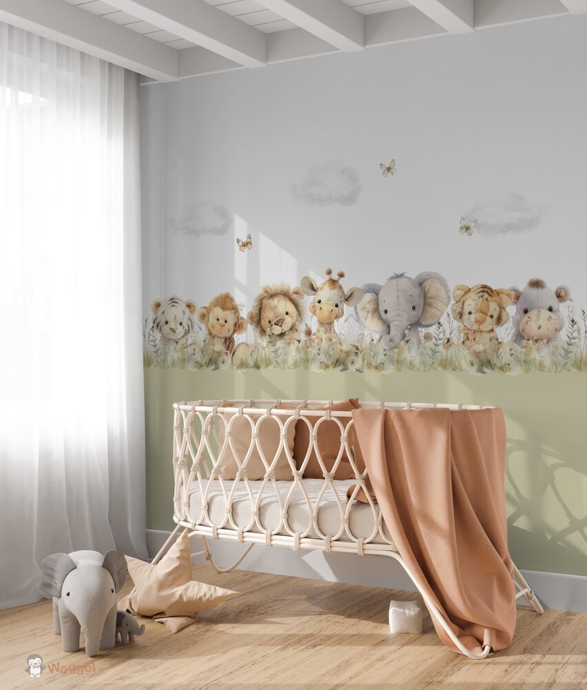 Behang Sweethearts jungle groene onderzijde