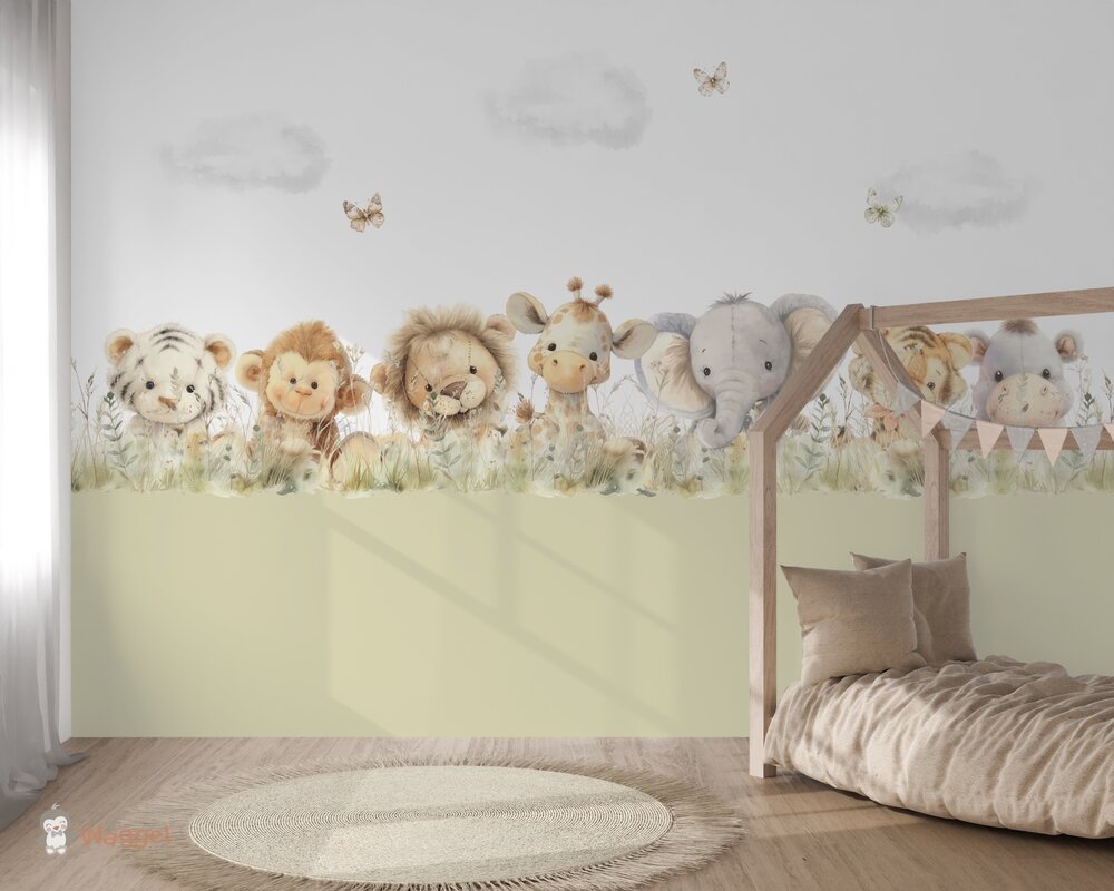 Behang Sweethearts jungle groene onderzijde