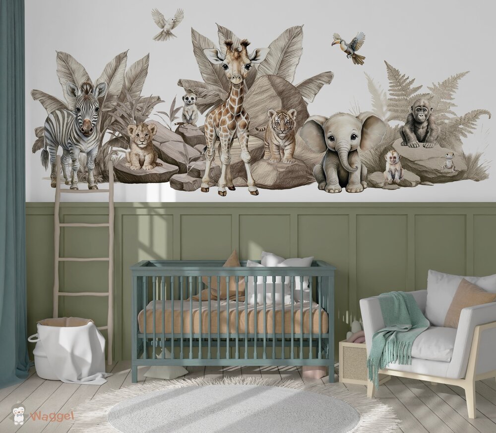 naturel jungle behang