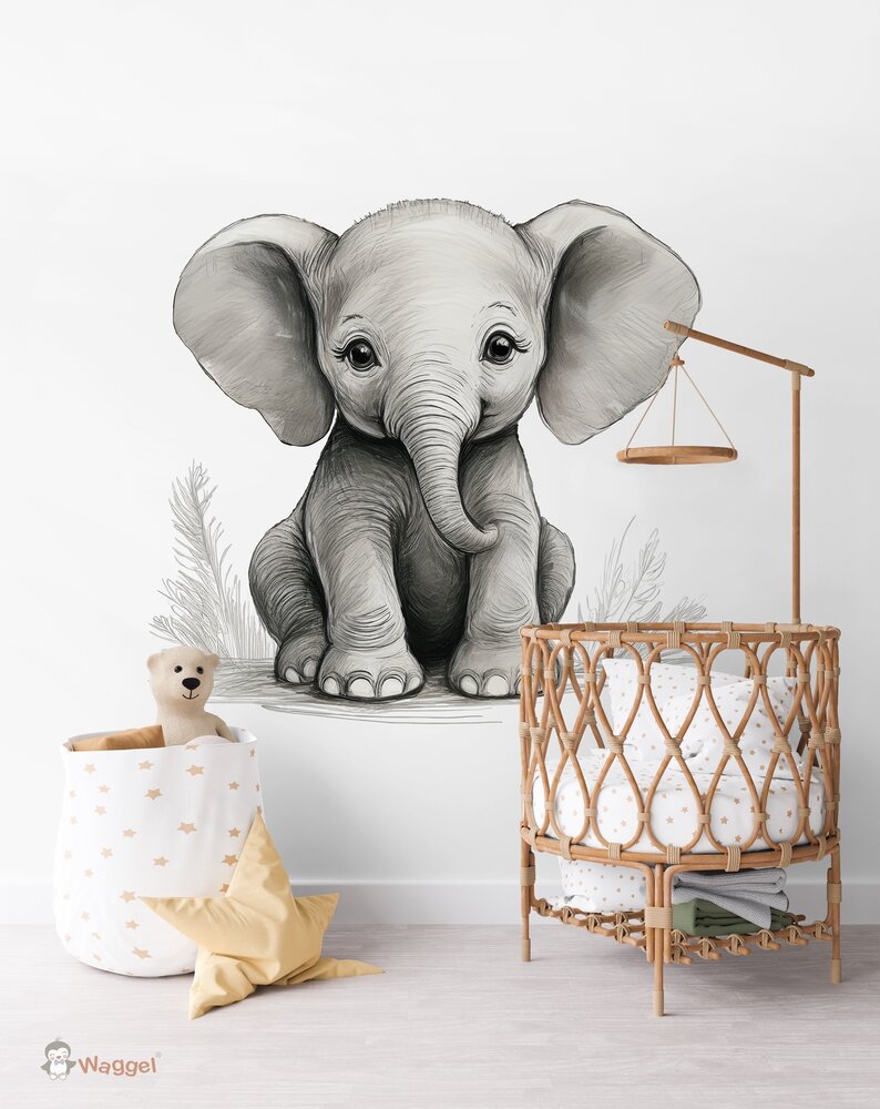 Olifant behang 