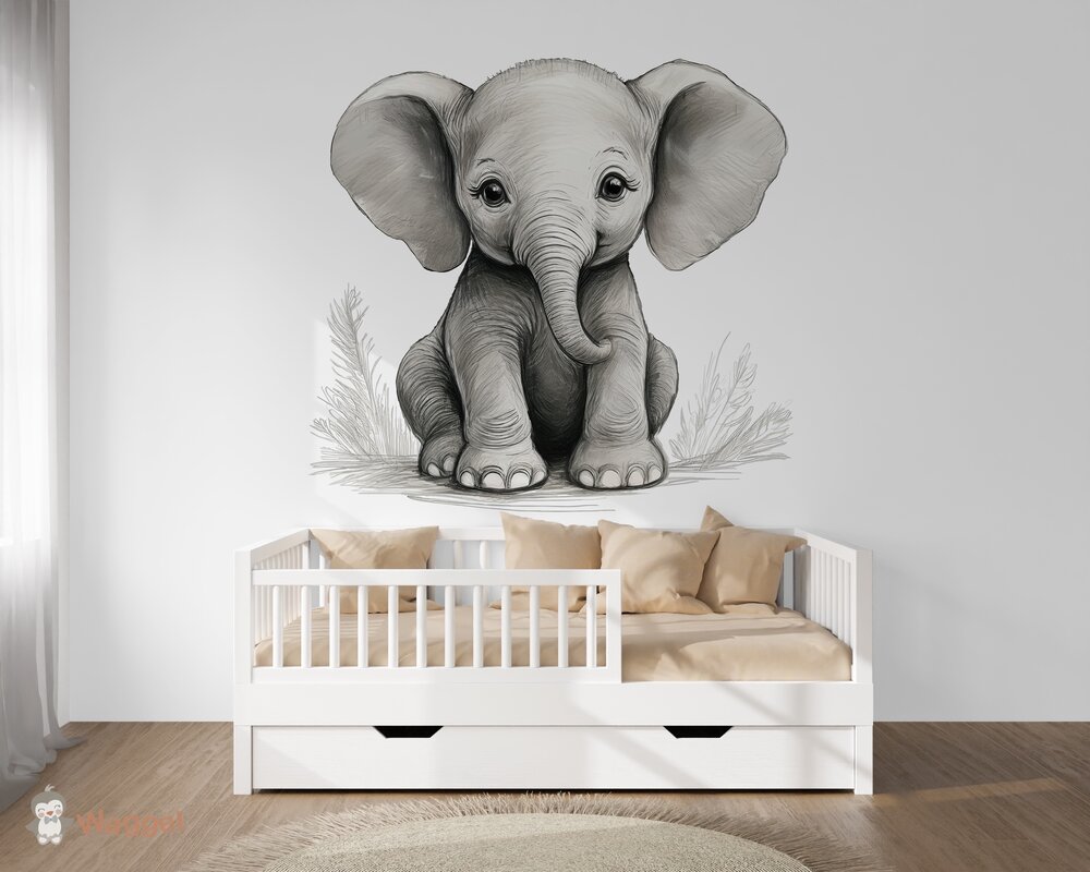 behang met olifant