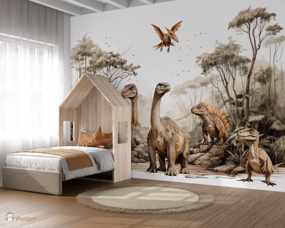 behang dinosaurussen