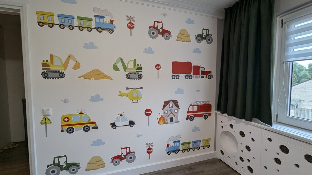 Behang stoere voertuigen