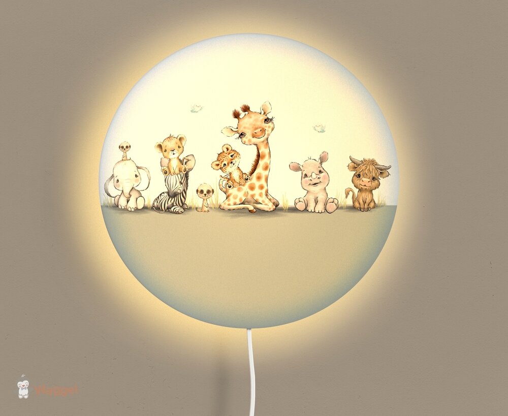 jungle wandlamp