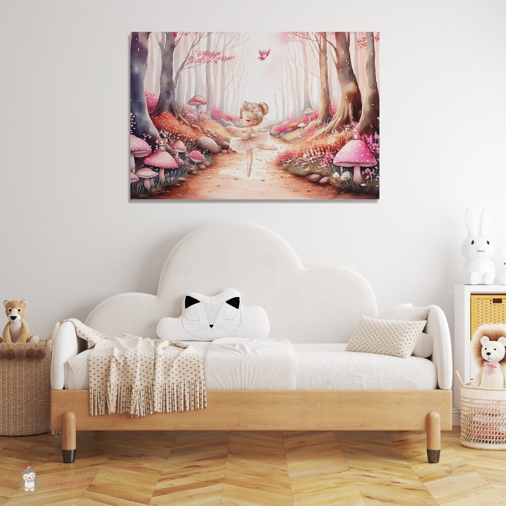 muurdecoratie ballerina