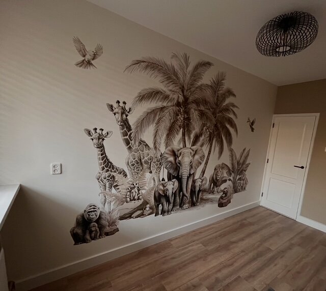 olifant behang