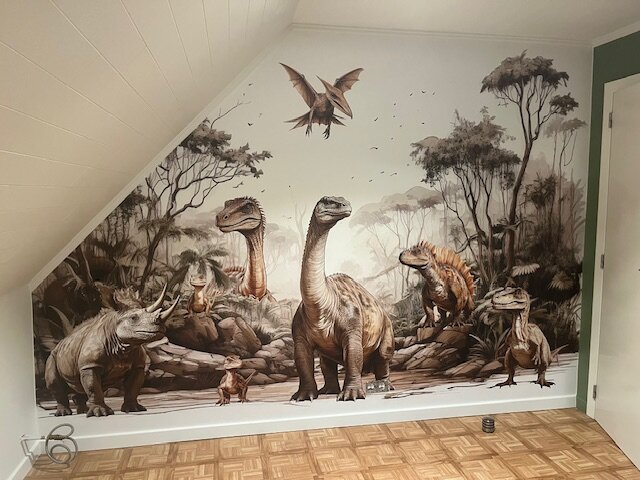 dinosaurus behang