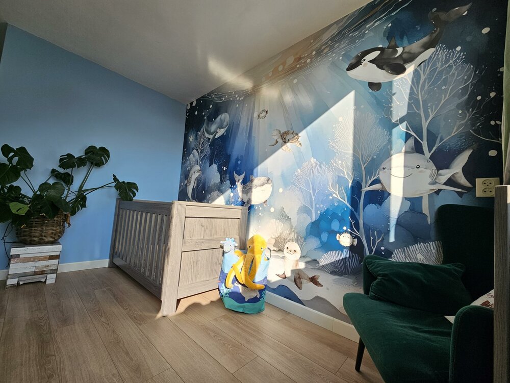 walvis behang