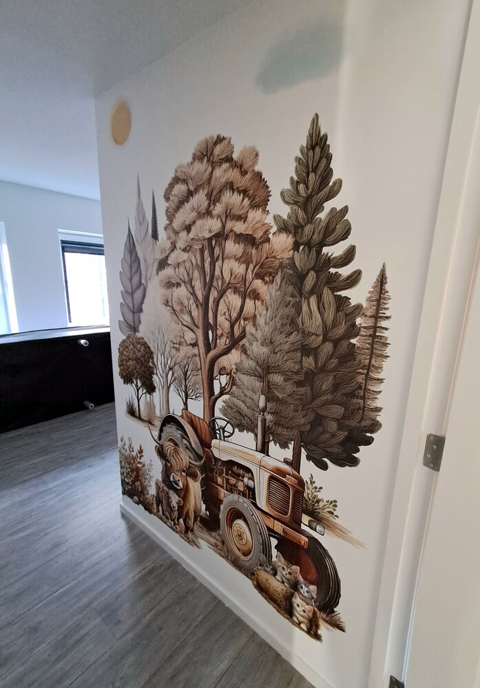 Behang Vintage Farm