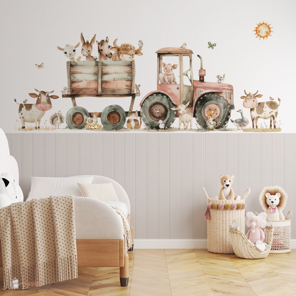 trekker behang kinderkamer