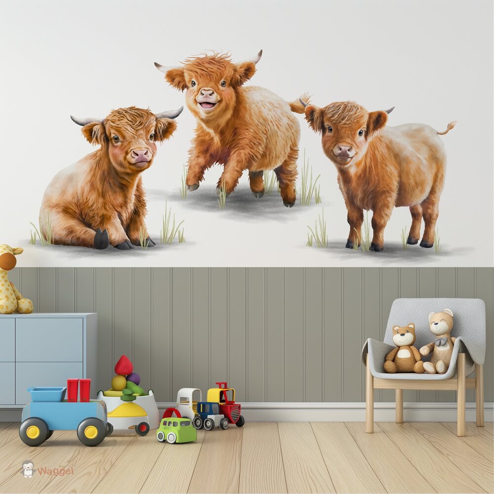 schotse hooglander kinderkamer