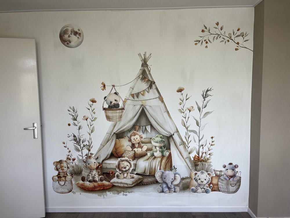 jungle behang kinderkamer