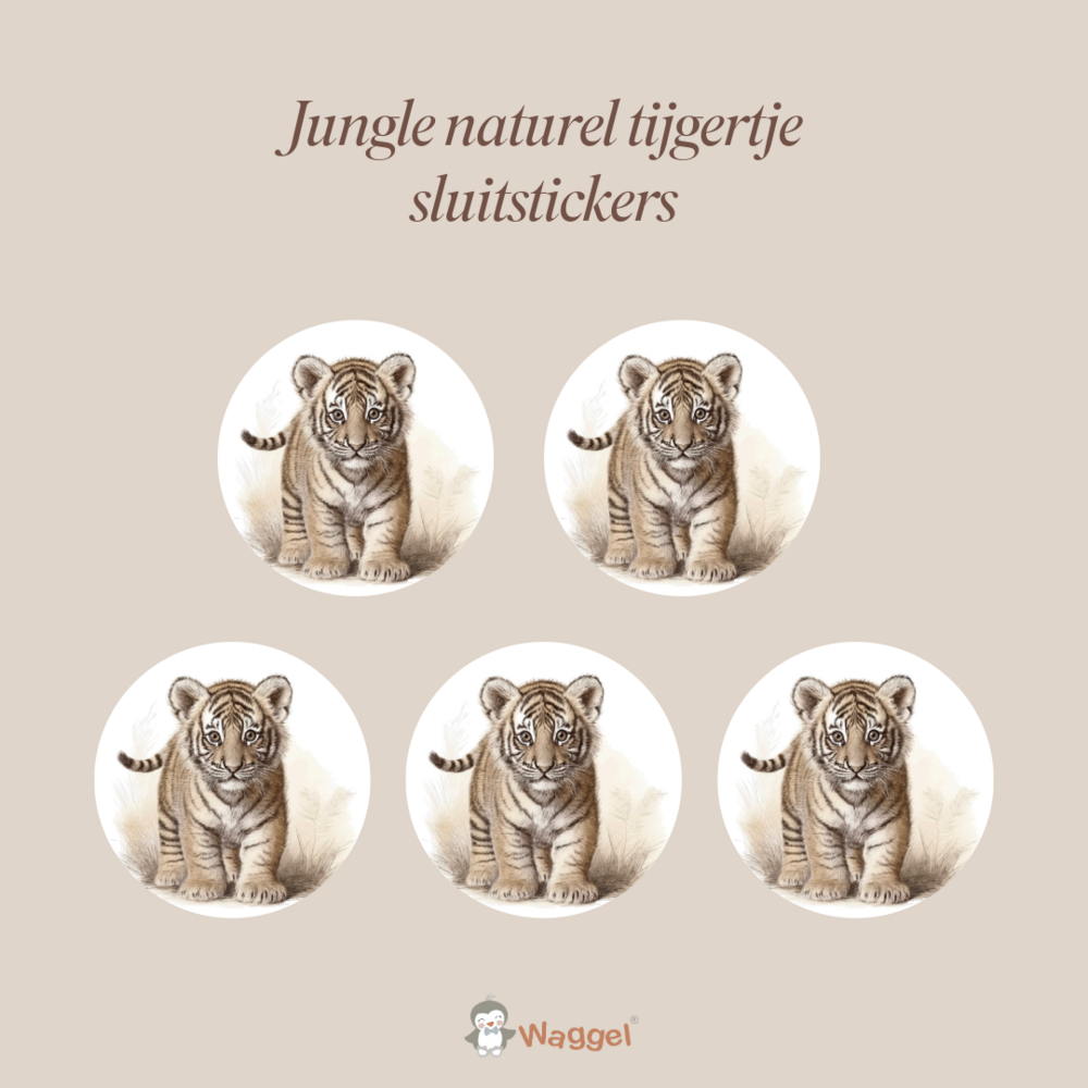 tijger sluitstickers