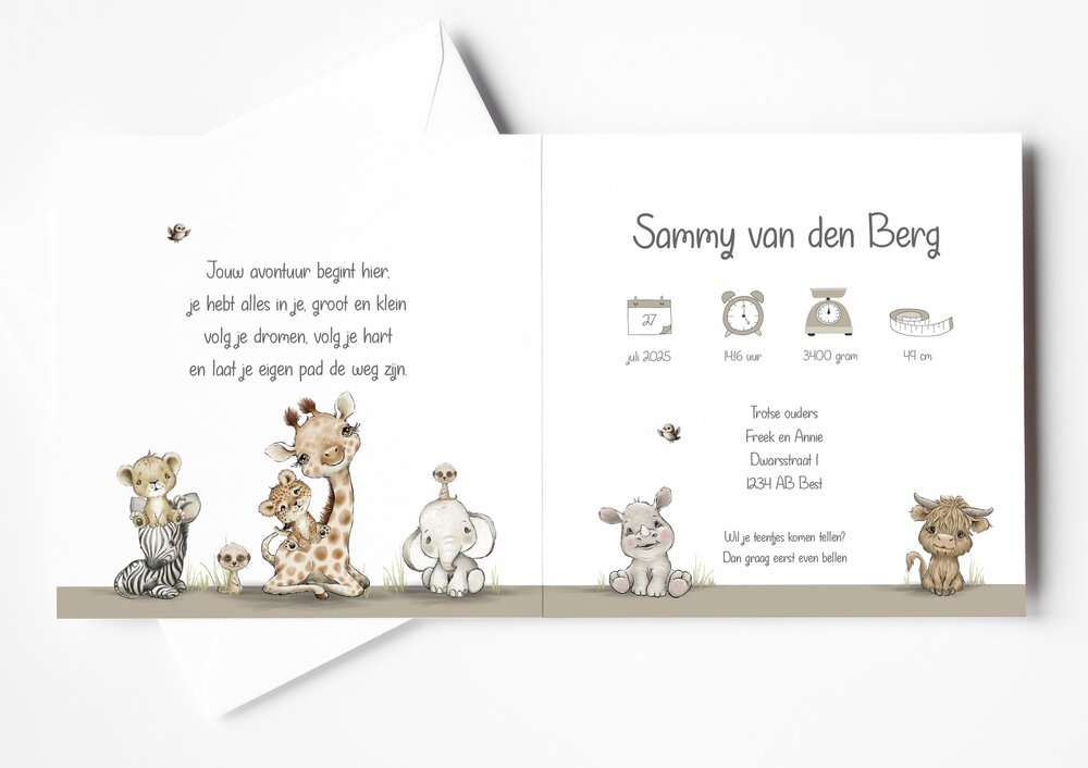 jungle cuties aardetint binnenzijde