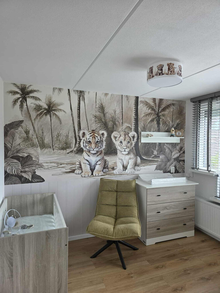 jungle babykamer