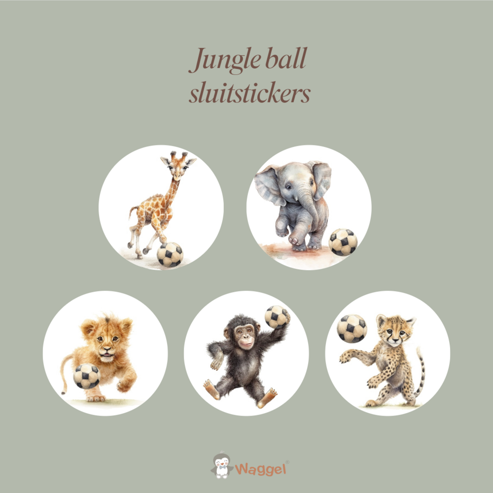 jungle ball sluitstickers