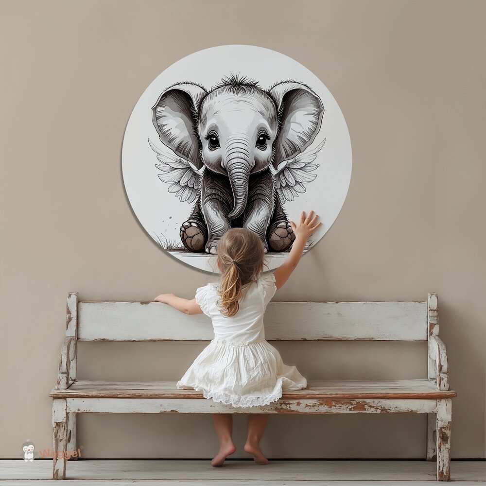 olifant muurcirkel 
